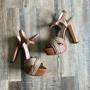 Beachy heel sandals